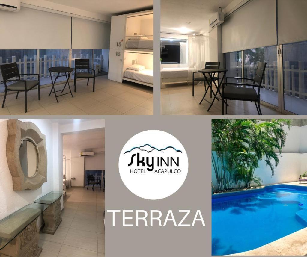 Sky Inn Acapulco Y Condominio Mediterrane Экстерьер фото